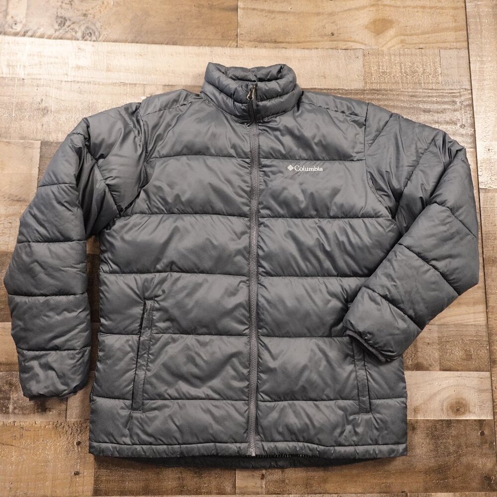 Columbia Rapid Excursion Puffer Jacket Men’s Large Gray Thermal